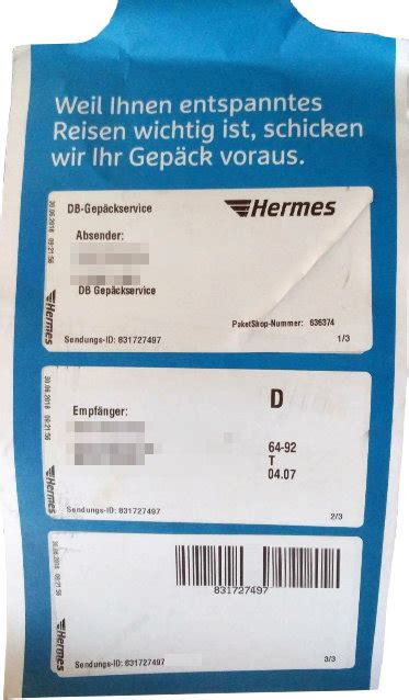 hermes koffer verschicken kur|Hermes gepäckverhandlung.